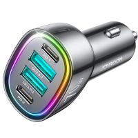 CARICABATTEIRE Car Charger Joyroom JR-CL29 70W 3A 2 x USB-A - 2 x USB-C Black In Blister