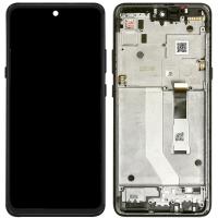 TOUCH SCREEN DISPLAY PER MOTOROLA MOTO G 5G XT2113-3 CON FRAME NERO