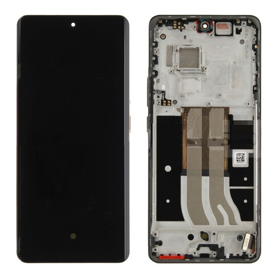 TOUCH SCREEN DISPLAY PER REALME 12 PRO 5G RMX3842 NERO CON FRAME SERVICE PACK