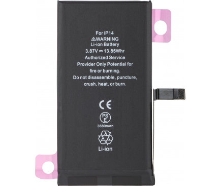 BATTERIA PER APPLE IPHONE 14 HIGH CAPACITY 3590mAh DIAGNOSTICABILE