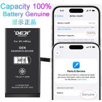 BATTERIA DEJI PER APPLE IPHONE 14 PLUS HIGH CAPACITY 4810mAh AUTODIAGNOSTICABILE 2ND GEN SHOW GENUINE