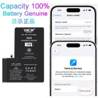 BATTERIA DEJI PER APPLE IPHONE 13 PRO MAX HIGH CAPACITY 4750mAh AUTODIAGNOSTICABILE 2ND GEN SHOW GENUINE