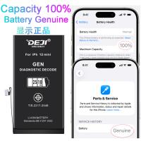 BATTERIA DEJI PER APPLE IPHONE 12 MINI 2510mAh AUTODIAGNOSTICABILE 2ND GEN SHOW GENUINE