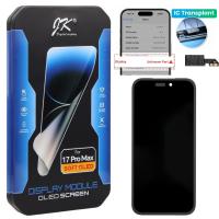 TOUCH SCREEN DISPLAY PER APPLE IPHONE 17 PRO MAX OLED SOFT REMOVABILE IC JK