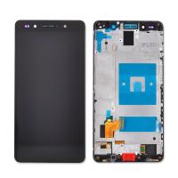 [f162] TOUCH SCREEN DISPLAY LCD HUAWEI HONOR 7 NERO BLACK DIGITIZER RICAMBIO SCHERMO CON FRAME