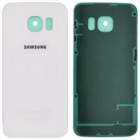 [b925] COPRIBATTERIA BACK COVER BIANCO WHITE PER SAMSUNG GALAXY S6 EDGE G925F SCOCCA