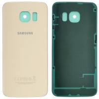 [b296] COPRIBATTERIA BACK COVER GOLD ORO SAMSUNG GALAXY S6 EDGE G925F SCOCCA RICAMBIO