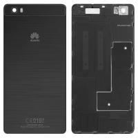 [f203] SCOCCA POSTERIORE NERA HUAWEI P8 LITE GUSCIO COVER BATTERIA NERO BLACK RICAMBIO