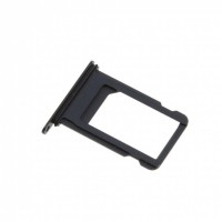 [a1634] CARRELLO SIM TRAY PER APPLE IPHONE 7 NERO OPACO