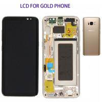 [b789] TOUCH SCREEN DISPLAY GOLD ORIGINALE PER SAMSUNG S8 G950F GH97-20457F ORO