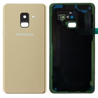 [b751] COPRIBATTERIA BACK COVER GOLD ORO PER SAMSUNG A8 2018 A530