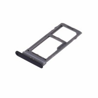 [b1074] CARRELLO SIM TRAY PER SAMSUNG GALAXY S9 G960 S9 PLUS G965 NERO