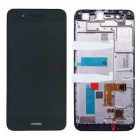 [f329] TOUCH SCREEN DISPLAY CON FRAME NERO PER HUAWEI P8 LITE SMART