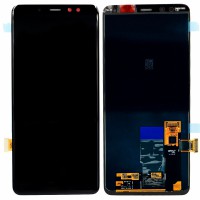 [b1260] TOUCH SCREEN DISPLAY PER SAMSUNG GALAXY A8 PLUS A730 NERO