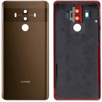 [f886] SCOCCA CORPIBATTERIA BACK COVER PER MATE 10 PRO MARRONE BROWN