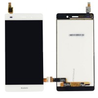 [f186] TOUCH SCREEN DISPLAY LCD BIANCO CON FRAME PER P8 LITE WHITE DIGITIZER ALE-L21