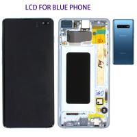 [b1290] TOUCH SCREEN DISPLAY ORIGINALE PER SAMSUNG S10 PLUS SM-G975F BLU