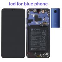 [f897] TOUCH SCREEN DISPLAY LCD ORIGINALE PER HUAWEI MATE 20 BLU FRAME E BATTERIA 02352FQM