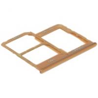 [b1619] CARRELLO SIM TRAY PER SAMSUNG GALAXY A40 A405 SIM TRAY GOLD