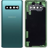 [b3948] COPRIBATTERIA BACK COVER ORIGINAL PER SAMSUNG GALAXY G975 S10 PLUS CON VETRO FOTOCAMERA VERDE