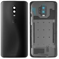 [e088] COPRIBATTERIA BACK COVER PER ONE PLUS 6T NERO JET BLACK