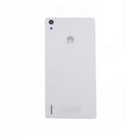 [f020] SCOCCA POSTERIORE BIANCA HUAWEI ASCEND P7 COVER COPRI BATTERIA BIANCO RICAMBIO