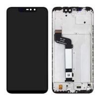 [t645] TOUCH SCREEN DISPLAY PER XIAOMI REDMI NOTE 6 PRO CON FRAME NERO