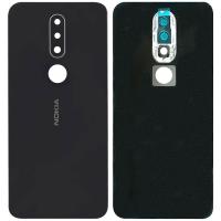 [c237] COPRIBATTERIA BACK COVER PER NOKIA 6.1 PLUS TA-1116 NERO