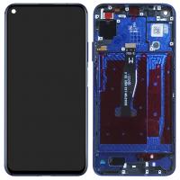 [f1436] TOUCH SCREEN DISPLAY PER HAUWEI HONOR 20 / NOVA 5T CON FRAME BLU