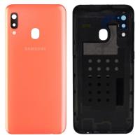 [b2506] COPRIBATTERIA BACK COVER PER SAMSUNG GALAXY A202 A20E ORANGE