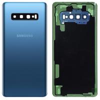 [b3951] COPRIBATTERIA BACK COVER PER SAMSUNG GALAXY G975 S10 PLUS CON VETRO FOTOCAMERA BLU