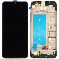 [d275] TOUCH SCREEN DISPLAY PER LG K40S LM-X430 CON FRAME NERO