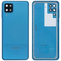 [b2351] COPRIBATTERIA BACK COVER PER SAMSUNG GALAXY A125 A12 CON VETRO FOTOCAMERA BLU