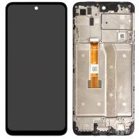 [d256] TOUCH SCREEN DISPLAY PER LG K52 LM-K520EMW CON FRAME NERO