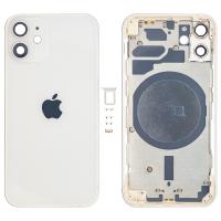 [a2287] SCOCCA COPRIBATTERIA BACK COVER PER APPLE IPHONE 12 MINI BIANCO