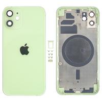 [a2249] SCOCCA COPRIBATTERIA BACK COVER PER APPLE IPHONE 12 VERDE