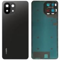 [t627] COPRIBATTERIA BACK COVER PER XIAOMI MI 11 LITE 4G NERO