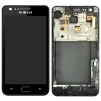 [b022] TOUCH SCREEN DISPLAY SCHERMO LCD SAMSUNG I9100 GALAXY S2 GT I9100 NERO ASSEMBLATO