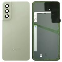 [b4048] COPRIBATTERIA BACK COVER ORIGINAL PER SAMSUNG GALAXY G990 S21 FECON VETRO FOTOCAMERA VERDE