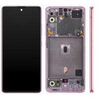 [b2992] TOUCH SCREEN DISPLAY ORIGINALE PER SAMSUNG GALAXY A516 A51 5G CON FRAME ROSA