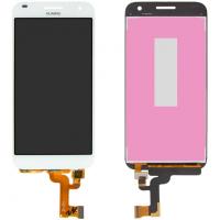 [f182] TOUCH SCREEN DISPLAY LCD CON FRAME PER HUAWEI ASCEND G7 BIANCO FRAME WHITE RICAMBIO