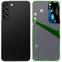 [b4218] COPRIBATTERIA BACK COVER PER SAMSUNG GALAXY S906 S22 PLUS CON VETRO FOTOCAMERA NERO