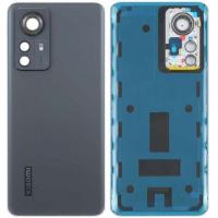 [t775] COPRIBATTERIA BACK COVER PER XIAOMI MI 12 PRO NERO