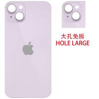 [a1938] COPRIBATTERIA BACK COVER PER APPLE IPHONE 14 PLUS LARGE HOLE VIOLA