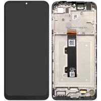 [h136] TOUCH SCREEN DISPLAY PER MOTOROLA MOTO E22 XT2239-7 E22I XT2239-18 CON FRAME NERO