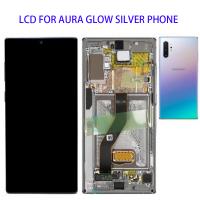 [b1449] TOUCH SCREEN DISPLAY ORIGINALE PER SAMSUNG GALAXY NOTE 10 N970 SILVER AURA GLOW