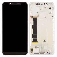 [t304] TOUCH SCREEN DISPLAY ORIGINALE SERVICE PACK PER XIAOMI MI 8 CON FRAME SILVER 560310002033