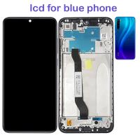 [t235] TOUCH SCREEN DISPLAY PER XIAOMI REDMI NOTE 8 BLU CON FRAME