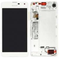 [c152] TOUCH SCREEN DISPLAY BIANCO CON FRAME PER NOKIA LUMIA 650 RM-1152 RM-1154