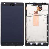 [c135] TOUCH SCREEN DISPLAY LCD NERO PER NOKIA LUMIA 1520 BLACK DIGITIZER ASSEMBLATO